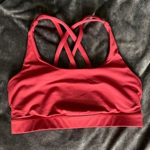 Lululemon Athletica Red Sports Bra
